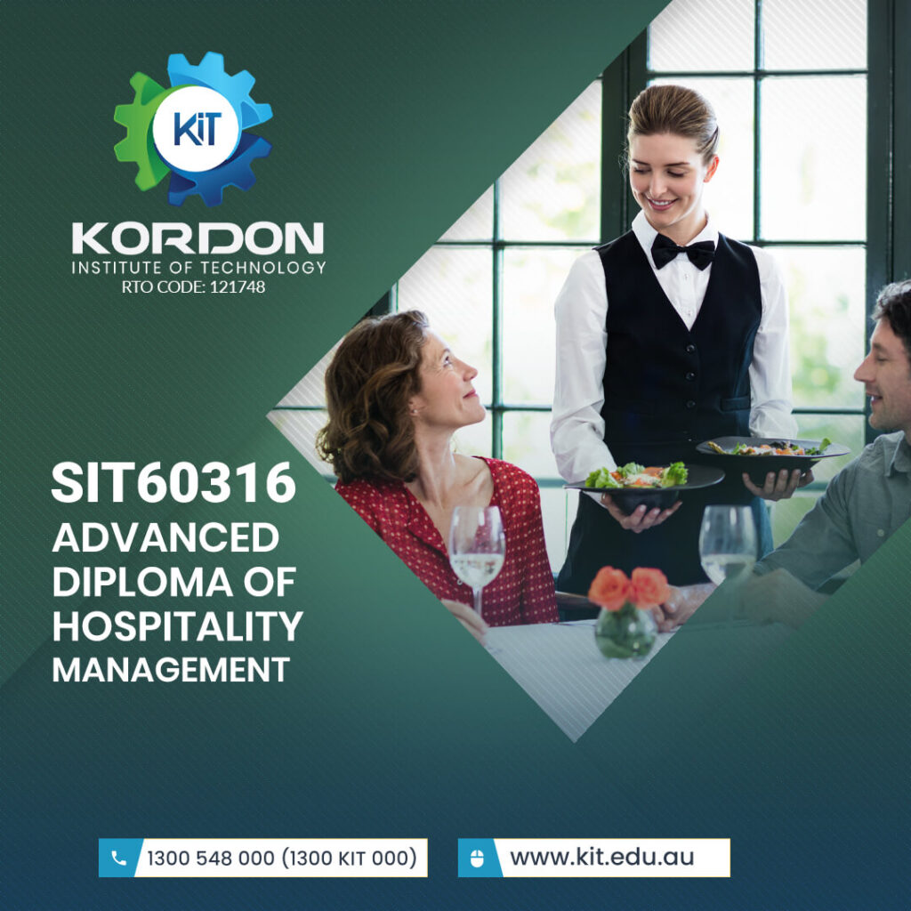 SIT60316 – Advanced Diploma of Hospitality Management